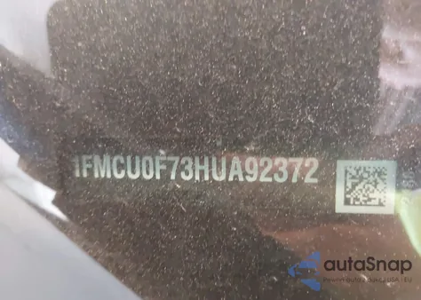 2017 Ford Escape S из США, поврежденный, VIN 1FMCU0F73HUA92372